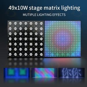 Productos de Nueva Tecnología, 49 Piezas, Luz Cegadora de Escenario de 10w, Panel de Luz LED RGB DMX Matrix COB - Product Image 3