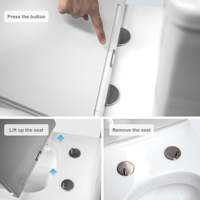 Inodoro sin montura Inodoro de dos piezas con WELS WaterMark Australian Euro CE Estilo de gran oferta