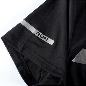 健身运动快干透气针织印花时尚短袖批发现货定制男式t恤 - Product Image 2