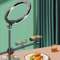Support de téléphone aérien Portable NewTabletop Shooting Stand Trépieds avec support de téléphone portable Boom Arm pour LiveStreaming Photography