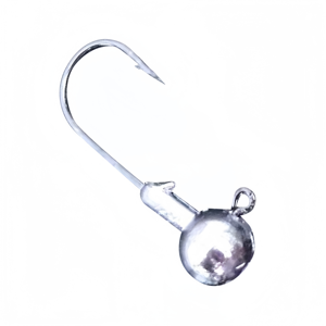 Hameçon à tête ronde 1g-20g en acier à haute teneur en carbone, ardillon tranchant avec porte-appât pour la pêche au bar, au poisson-serpent, au brochet en eau douce et en eau salée - Product Image 4