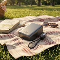 Prix de gros universel, écran LCD OEM, câble intégré, bloc d'alimentation PD 40W, charge rapide, batterie externe 10000mAh pour ordinateur portable