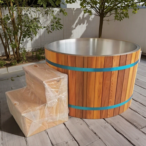 Bain à remous moderne rectangulaire/rond pour 6 personnes, piscine intérieure pour les rassemblements familiaux, utilisation en villa ou appartement - Product Image 2
