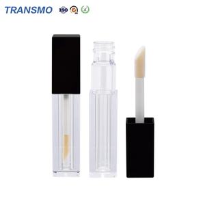 Nouveaux tubes de brillant à lèvres écologiques à grande brosse, contenants de brillant à lèvres 7,5 ml avec étiquettes, vente en gros, baume à lèvres vide OEM à grande brosse - Product Image 1