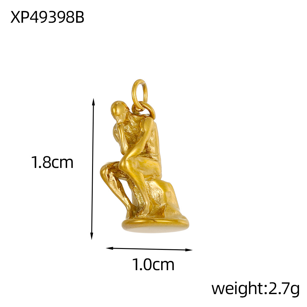 The Thinker (Le Penseur) charm