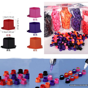 ถ้วยใส่หมึกสักซิลิโคนแบบใช้แล้วทิ้ง 200 ชิ้น อุปกรณ์เสริมสำหรับใส่สีแต่งหน้าถาวร - Product Image 5