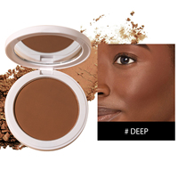 Palette de bronzant personnalisée à haute pigmentation, nourrissante, pour le contouring, marque privée, poudre pressée longue tenue