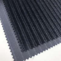 Tissu en velours velours élastique, 92% Polyester 8%, Spandex, vente en gros, usine chinoise, pour vêtements, Textile de canapé et de maison