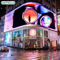 Pantalla led para exteriores, soporte de suelo para pared de vídeo, Marco trasero, panel de pantalla LED 3D para exteriores digital grande