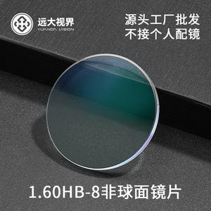 Lentes de Resina Asféricas Danyang 1.60MR-8 con Protección Contra la Radiación y Luz Azul para Miopía, Presbicia y Visión Mixta - Product Image 2