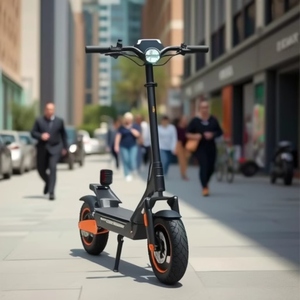 Trottinette électrique bon marché pour adultes avec de grandes roues, grande batterie au lithium, 48V 20Ah, trottinette électrique S7 <span class=keywords><strong>orange</strong></span> à pneu large - Product Image 6