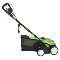 VERTAK-máquina eléctrica de jardín 2 en 1, 1800W, escarificador y aireador de césped con empuje manual