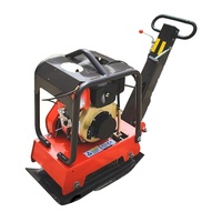 Compacteur à plaques vibrantes robuste pour le compactage du sol et de l'asphalte, fourni par l'usine avec moteur et composants principaux de roulement