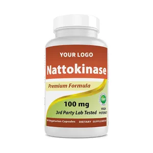 Nattokinase، 2000 وحدة حرارية، 100 مللي، 90 كبسولة نباتية