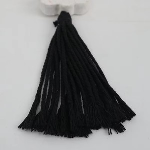 Guirlande de <span class=keywords><strong>perles</strong></span> rustiques fabriquées <span class=keywords><strong>en</strong></span> usine, style bohème, pour décoration murale, avec pompons, pour la maison de campagne - Product Image 5