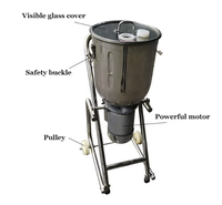 Commerciële Automatische Gember Knoflook Blender Ui Chopper Groente Fruit Crusher Cutter Machine