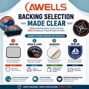 Patch PVC 3D personnalisé imperméable, badge d'aventure <span class=keywords><strong>en</strong></span> <span class=keywords><strong>relief</strong></span> multicouche avec support auto-agrippant haute résistance AWELLS - Product Image 5
