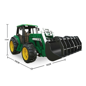 <span class=keywords><strong>Grand</strong></span> ensemble de jeu de ferme en plastique tracteurs à friction à l'échelle 1 16 avec lumière et son - Product Image 2