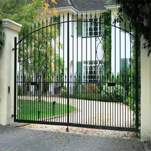 Porte coulissante automatique moderne en fer forgé de haute qualité CBMmart, en <span class=keywords><strong>acier</strong></span> forgé, résistante à la corrosion et imperméable - Product Image 4