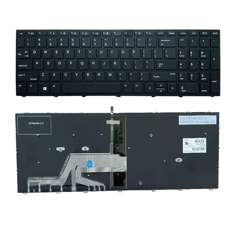 Laptop Us Oem Verlicht Toetsenbord Voor Hp Probook 450 G5 455 G5 470 Notebook Toetsenbord Sx162926a