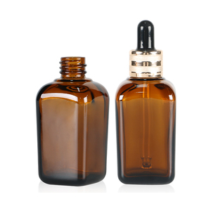 Luxury Brown Opaque Glass <b>Bottle</b> Customized Essential Oil <b>Bottle</b> For Cosmetics Container <b>Empty</b> With Rubber Dropper Cap - Product Image 2