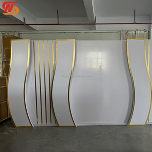 SMOOTH - Decoraciones de Boda al por Mayor, Fondo Acrílico Personalizado con Diseño Floral, Soporte para Fondo de Boda - Product Image 2