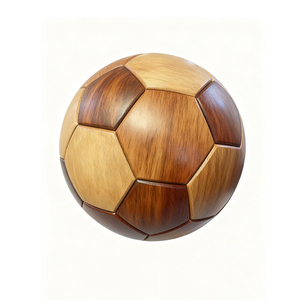 Juguete de <span class=keywords><strong>Madera</strong></span> para Ensamblar con Espiga y Mortaja, Diseño de Balón de Fútbol - Product Image 6