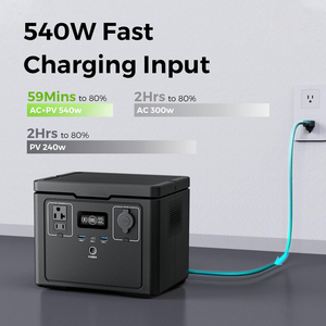 แบตเตอรี่ Lifepo4 ขายส่ง เครื่องสำรองไฟแบบพกพา ชาร์จเร็ว 500w เครื่องกำเนิดพลังงานแสงอาทิตย์ OEM ODM สถานีไฟฟ้าพกพา 600W - Product Image 5