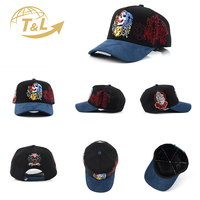 4UGEAR, venta al por mayor, Gorras ajustadas deportivas de ante con logotipo personalizado para hombre, gorras de béisbol Snapback de 5 paneles, gorras con logotipo personalizado