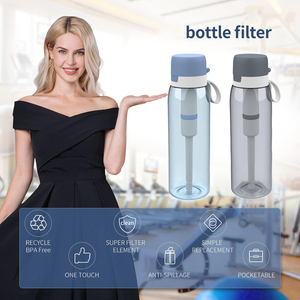 Bouteilles en paille fabriquées en usine avec filtre en fibres activées - Product Image 5