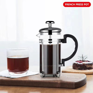 ชุดกาแฟฝรั่งเศสแบบกด ดีไซน์วินเทจ สำหรับคนรักกาแฟ ถ้วย<span class=keywords><strong>ชา</strong></span> เครื่องบดเมล็ดกาแฟ - Product Image 5
