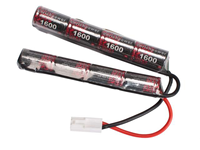 Batterie EP AA Ni-MH 1600mAh 9.6V 8S pour batterie au Lithium AK47 M4 Airsoft Gun 4s2p M6 Hpa
