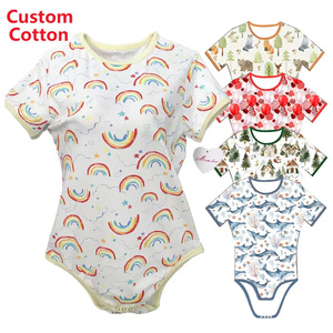Custom Short Sleeve Women <strong>Lady</strong> Romper Adult Baby DDLG <strong>Onesie</strong> Snap Crotch Bodysuits Cotton <strong>Onesie</strong> <strong>for</strong> Women Pajamas - Product Image 1