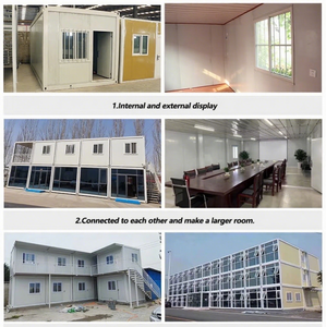 Tragbare Versand behälter Häuser feuerfest abnehmbar für Bürogebäude Wohnzimmer Hotel Outdoor Villa Sandwich Panel - Product Image 6