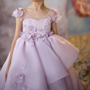 All'ingrosso 2024 di alta qualità Appliqued Organza di lusso lungo Maxi matrimonio fiori ragazze '<span class=keywords><strong>abiti</strong></span> per la festa di nozze abito <span class=keywords><strong>da</strong></span> <span class=keywords><strong>ballo</strong></span> - Product Image 6
