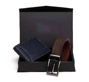 Cartera de alta calidad y combo de cinturón para regalar a precio asequible de cartera y cinturón exportador de la India - Product Image 2