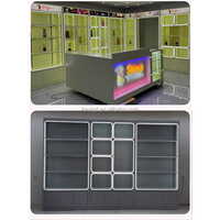 Présentoir en verre Game City Arcade Plush Toy Store Vitrine Doll Counter Showcase Modern Claw Gift Shop Display Case