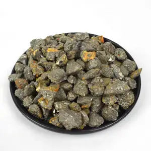 Raw Tumbled Healing Stones for Sale Wholesale Nature Pyrite Rough Stone Crystal Feng Shui 1 Color Decoration Business Gift Angel