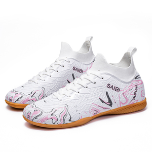 Chaussures de <span class=keywords><strong>futsal</strong></span> d'intérieur de haute qualité pour adultes, semelles plates, résistantes à l'usure et antidérapantes, chaussures d'entraînement personnalisables OEM/ODM - Product Image 2