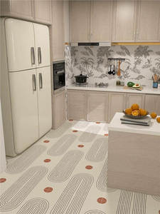 Piastrelle Decorative Floreali Artistiche, Colorate Opache e Lucide 600*600 per Arredamento Interno - Product Image 4