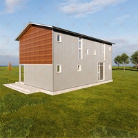 Maison préfabriquée en conteneur à 2 étages entièrement meublée avec salle de bain et cuisine, 2, 3 ou 4 chambres, villas, hôtels, bâtiments