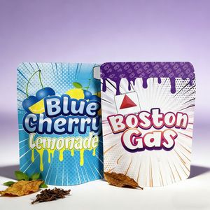 Wholesale Custom Logo Mylar <b>Bags</b> Smell Proof Stand Up <b>Zip</b> Lock Pouch Food Grade Packaging for Candy and Gummy Products - Product Image 1