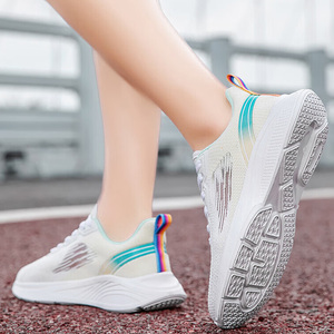 Nouvelle conception de chaussures de <span class=keywords><strong>course</strong></span> tendance, chaussures de sport légères, respirantes, à semelle souple, antidérapantes pour femmes - Product Image 5