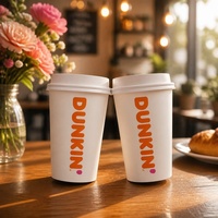 Gobelet en papier à paroi simple personnalisé, OEM, vente en gros, biodégradable, compostable, écologique, jetable, 8oz, 12oz, 16oz