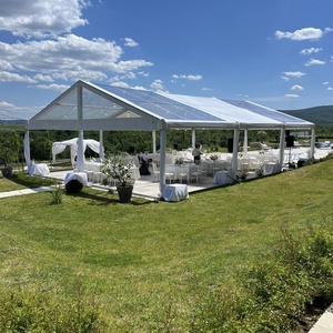 Tenda tiang aluminium dengan penutup PVC tembus cahaya untuk pernikahan - Product Image 5