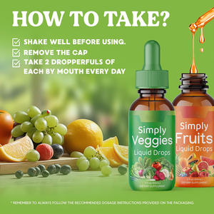 Compléments alimentaires liquides aux fruits et légumes en marque privée OEM, à base de superaliments entiers - Product Image 2