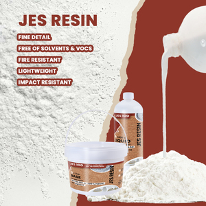 TIMESRUI JES Resina Nueva sin burbujas DIY Jesmonite Juego de resina ecológica a base de agua Resina no tóxica respetuosa con el medio ambiente para bricolaje - Product Image 4
