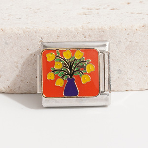 Pulsera Modular de Acero Inoxidable, Diseño de Dibujos Animados, Joyería Unisex, Accesorio de Moda - Product Image 4