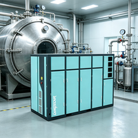 Compresseur d'air à vis intelligent haute pression pour cabine d'essai de laboratoire, faible taux de défaillance