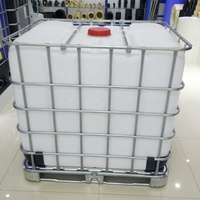 Kunststoff 500L 1000L Leerer Wassertank Mit Stahlrahmen IBC-Behälter für Flüssigdünger